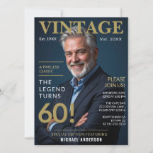Un Clásico Atemporal Revista Vintage Cumpleaños 60