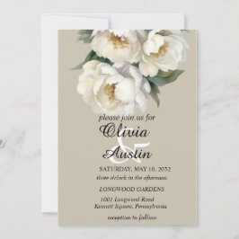 Invitación Un comienzo floreciente