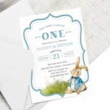 Un conejo cumple un cumpleaños