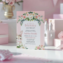 Un conejo está en camino a Baby Shower