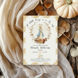 Invitación Un conejo está en camino de la ducha de bebé Invit