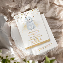 Un cordero está en camino de la Baby Shower religi