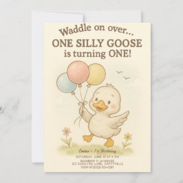 Invitación Un cumpleaños gótico tonto - primer cumpleaños