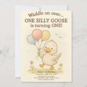 Invitación Un cumpleaños gótico tonto - primer cumpleaños