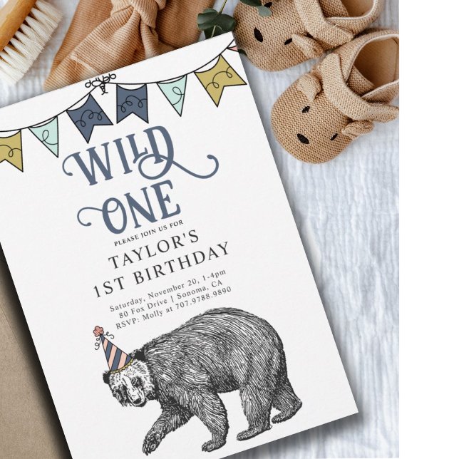 Invitación Un cumpleaños salvaje | 1 cumpleaños (Subido por el creador)