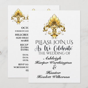 Invitación Un día encantador para un Boda en línea - mira hac