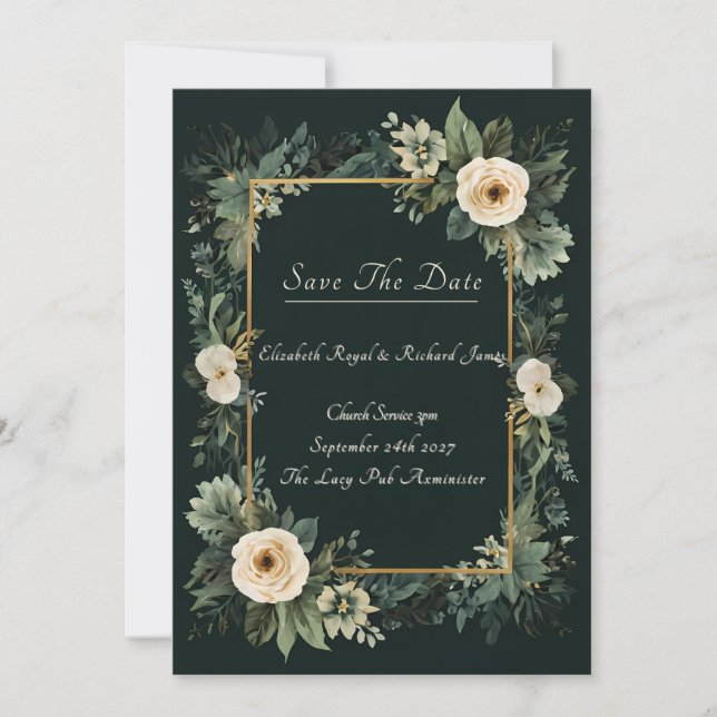 Invitación Un día para recordar al Boda (Anverso)