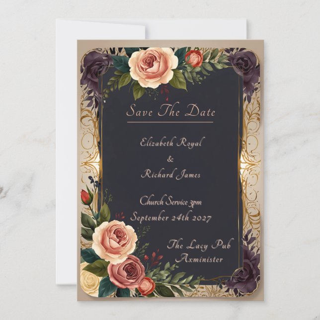 Invitación Un día para recordar al Boda (Anverso)