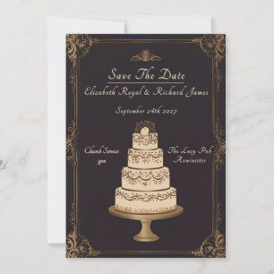 Invitación Un día para recordar al Boda de pasteles Bodas