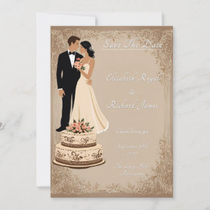 Invitación Un día para recordar al Boda de pasteles Bodas