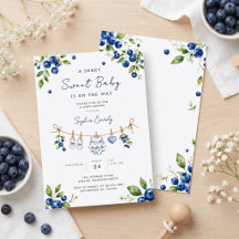 Un dulce arándano lindo bebé personalizado