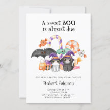 Un dulce Baby Shower con temas de Halloween