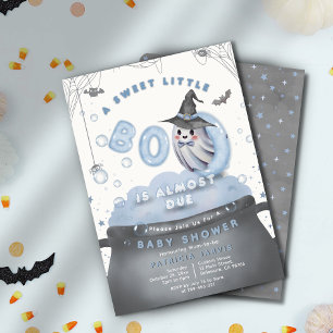 Invitación Un dulce Boo Pequeño Casi Se Debe Al Baby Shower A