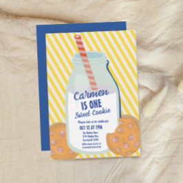 Invitación Un dulce galleta friolera primer cumpleaños