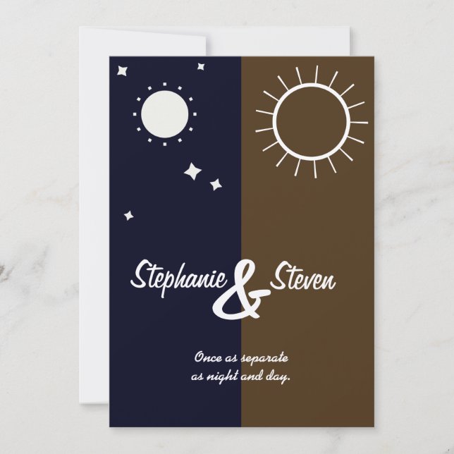 Invitación Un eclipse marital (Anverso)