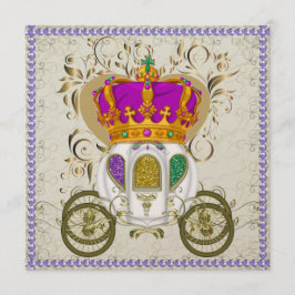 Invitación Un evento real - Mardi Gras - Carnaval - SRF
