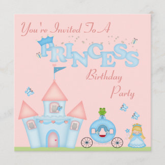 Invitación Un fabuloso Fiesta de la princesa