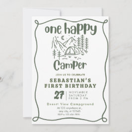 Invitación Un feliz cumpleaños de los Camper Boys