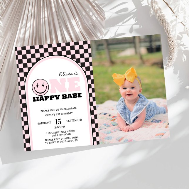 Invitación Un feliz cumpleaños de los Chicas de Babe con foto (Subido por el creador)