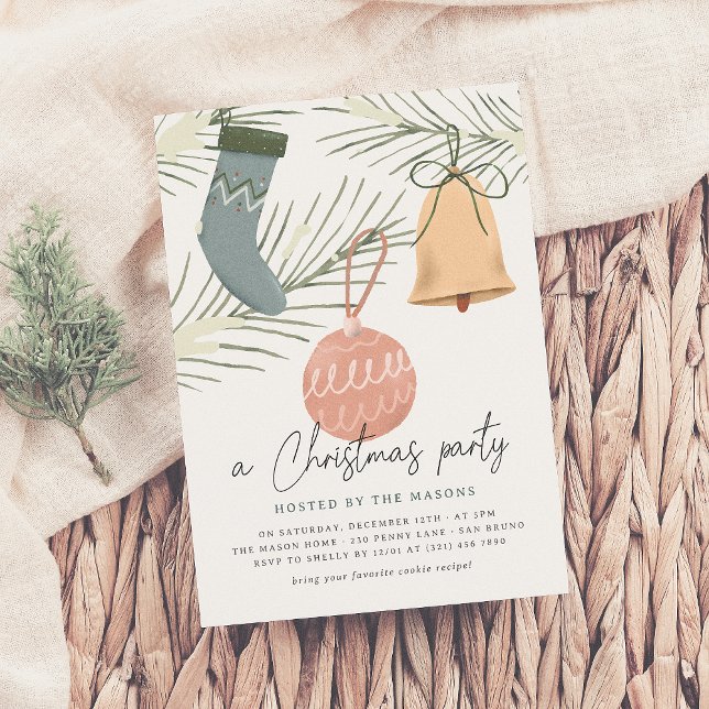 Invitación Un Fiesta de Navidades | Fiesta de festividad de l (Subido por el creador)