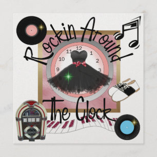 Invitación Un Fiesta de Royale Rockin - SRF