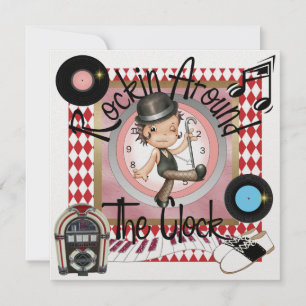 Invitación Un Fiesta de Royale Rockin - SRF