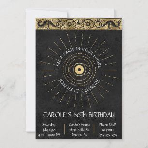 Invitación Un Fiesta en tu futuro, Tarot Cards Cumpleaños