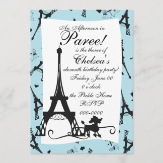Invitación Un Fiesta parisino