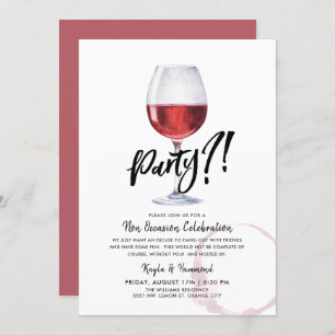 Invitación ¿Un Fiesta sólo para el Fiesta?   Divertido tema d