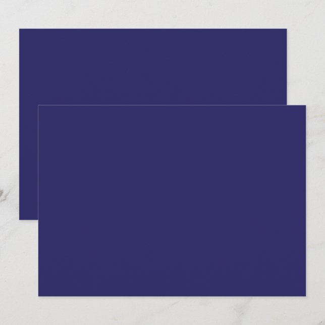Invitación un fondo azul con un reloj (Anverso / Reverso)