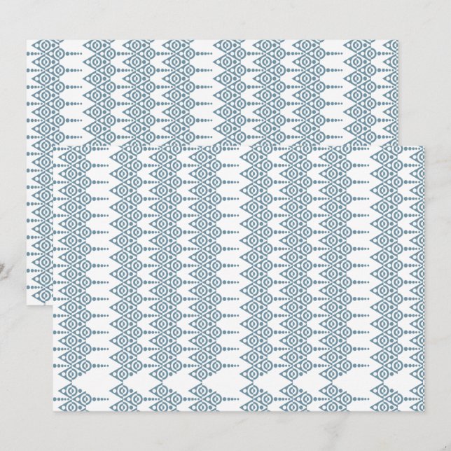 Invitación Un fondo blanco sin otros elementos visibles (Anverso / Reverso)