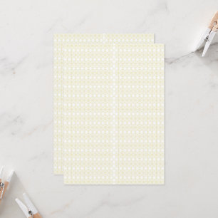 Invitación un fondo naranja y amarillo con puntos pequeños