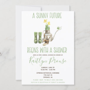 Invitación ¡Un futuro soleado empieza con una ducha! Jardiner