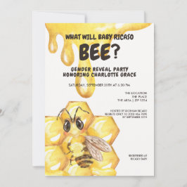 Invitación Un género muy lindo revela lo que hará que el bebé