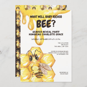 Invitación Un género muy lindo revela lo que hará que el bebé