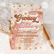 Un Groovy Babe Paz Amor Fiesta Rainbow Birday