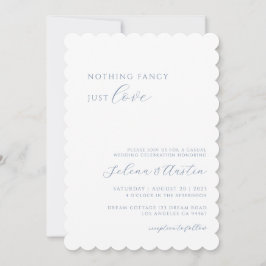 Invitación Un guion azul turbio, nada más que amor