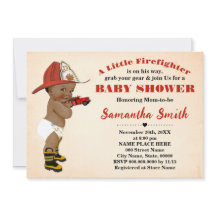 Un hombre de fuego a su manera, el Baby Shower afr