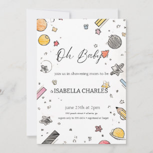 Invitación Un hombrecito está en camino