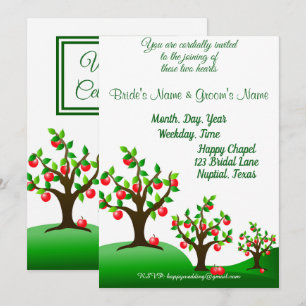 Invitación Un huerto de manzanas