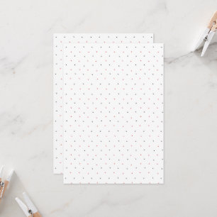 Invitación Un llamativo motivo floral azul y rosa contrastó c
