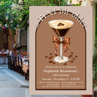 Invitación Un Martini Un Poco Más Viejo Café Exprés Arco Marr