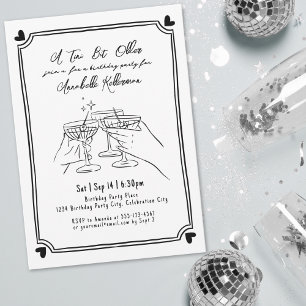 Invitación Un Martini Un Poco Más Viejo Fiesta de Cumpleaños