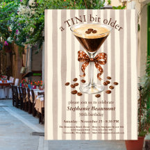 Un Martini Un Poco Más Viejo Rayas Espresso Lazo 3