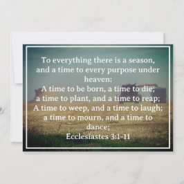 Invitación "Un momento para cosechar" se combina en el monume