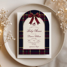 Un morillo pequeño Baby Shower Rocking Horse Vinta