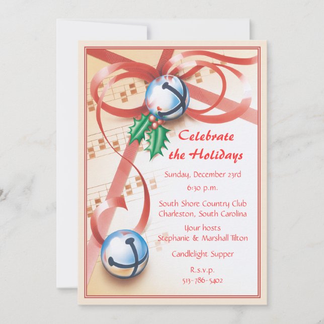 Invitación Un Navidad Carol © (Anverso)