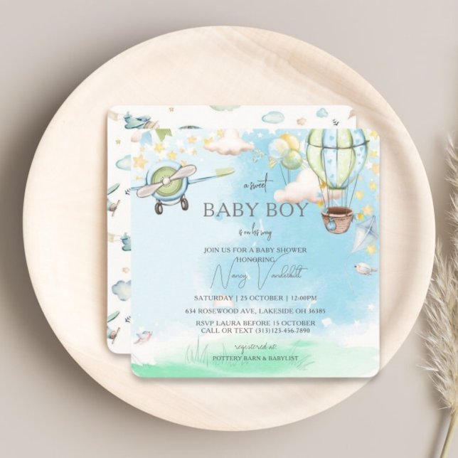 Invitación Un Niño Dulce Está En Camino De Baby Shower (Subido por el creador)