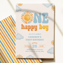 Un Niño Feliz Cumpleaños Feliz 1er Cumpleaños 