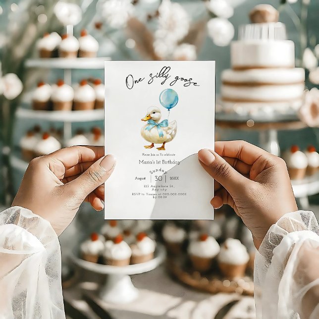 Invitación Un niño groso y tonto primer cumpleaños (Subido por el creador)